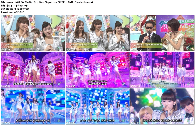 101224 Music Station Superlive SNSD - Talk+Genie+Gee [AVI] 5rh45