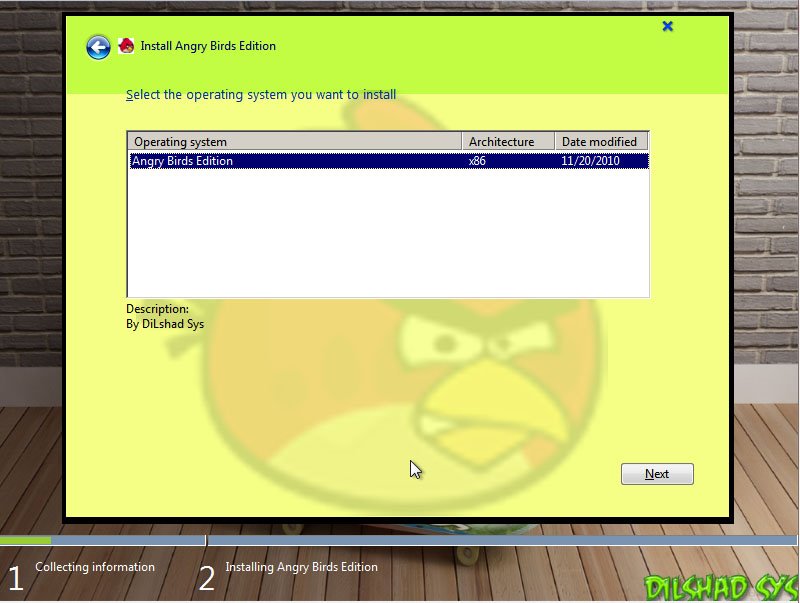 Windows 7 angry birds edition SP1 x86 E3b02