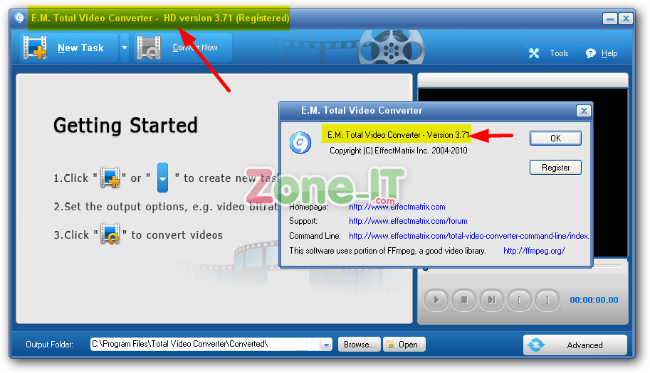 E.M. Total Video Converter v3.71.100812 Full(ไม่ต้อง Crack)+อัพเดท*NEW!!! Patch* Sshot-2