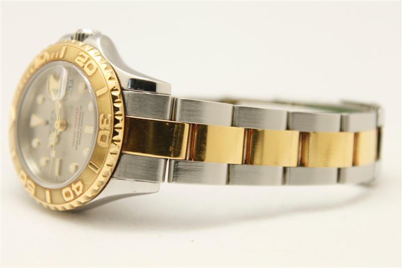 นาฬิกา Rolex รุ่น 169623 Yacht-Master lady 18K yellow Gold 2กษัตริย์ ขนาด 29มิล ไม่รวมเม็ดมะยม หน้าปัดเทา กระจก sapphire  ระบบ Automatic สภาพ 90%up รุ่นสุดท้ายก่อนจะ Discontinue  0picture081