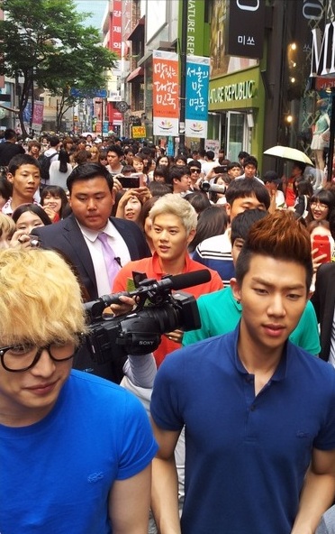 [EVENT] 120623 ZE:A Fighting project, Myeongdong Targu