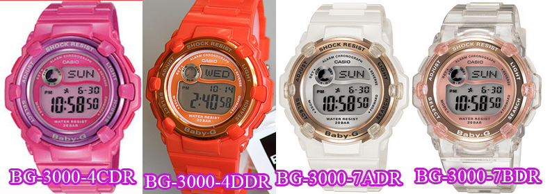 นาฬิกา casio babyG ,g-shock,data bank,sheen ของใหม่ SALE 40-60% Bg30002