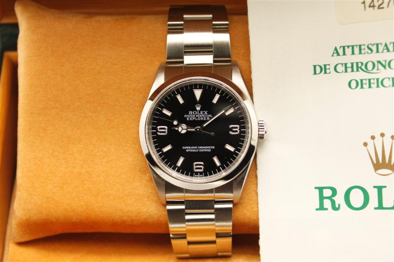 นาฬิกา Rolex Explorer-I หน้าดํา สภาพ 95% กล่องใบครบ  Picture073