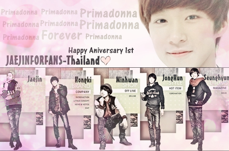 Happy 1st Aniversary "JAEJINFORFANS THAILAND" Hedbord