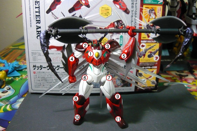 Revoltech "Getter ARC" P1010082