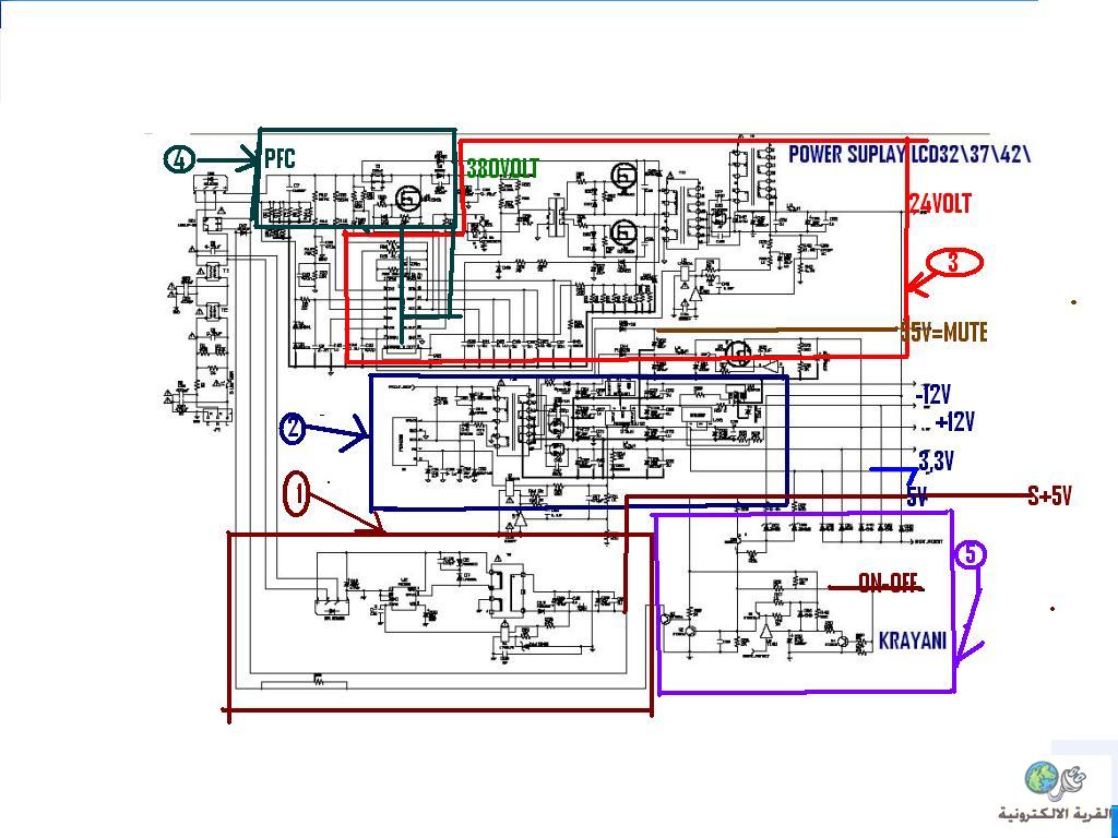 شرح كيفية عمل دائرة POWER LCD مع شرح الاعطال  Qariya-4564bffef9