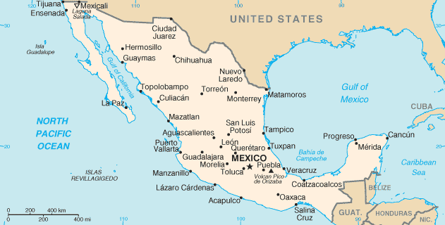 Meksiko Mx-map