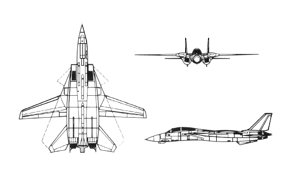 مقارنة بين الميج 25 و الف 14 !! Grumman_F-14_Tomcat