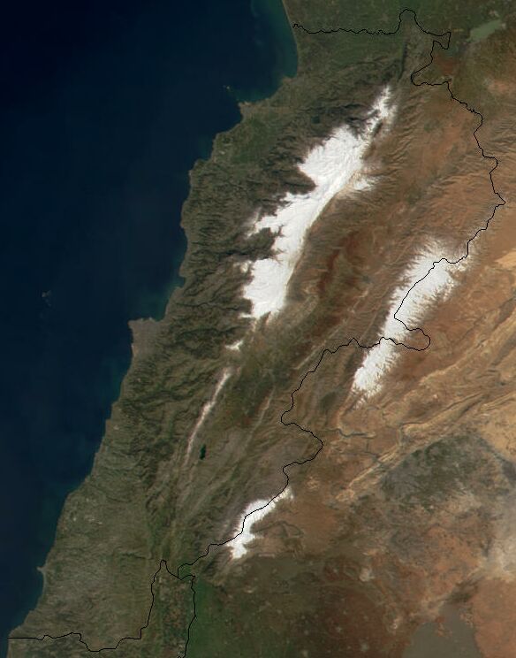 لبنان .. بلد الارز Satellite_image_of_Lebanon_in_March_2002