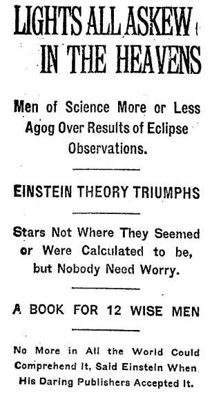   ((     )) Einstein_theory_triumphs