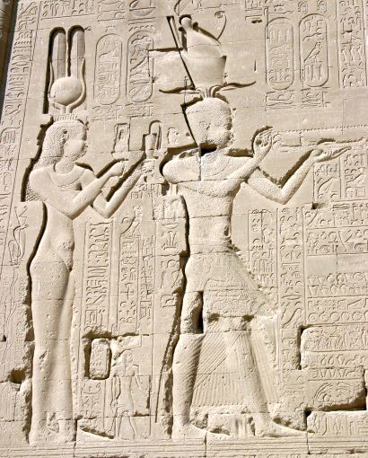 Relieves de templos egipcios - Página 3 Denderah3_Cleopatra_Cesarion