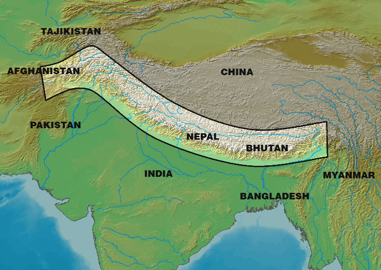 இமயமலை-அறிவோம்.. Himalayas_Map