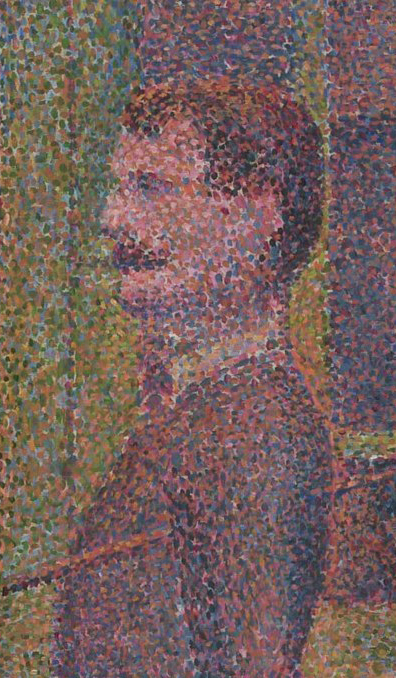 Pointillisme Seurat-La_Parade_detail