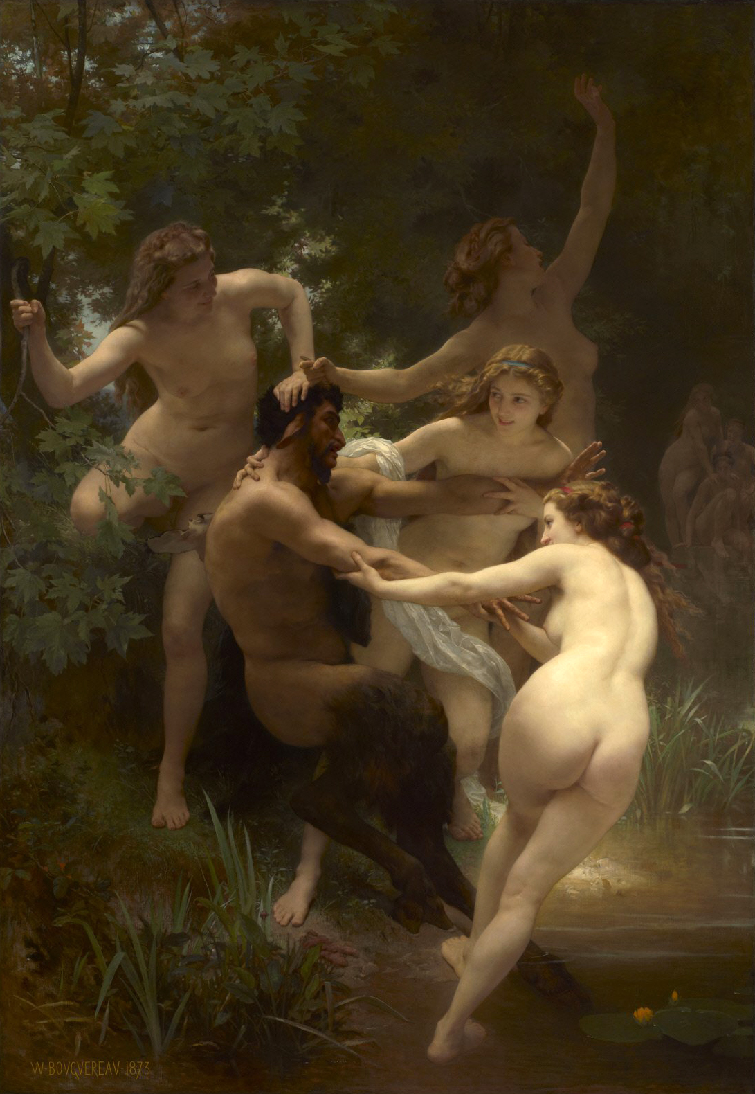 Nuit blanche à Imaginat... William-Adolphe_Bouguereau_%281825-1905%29_-_Nymphs_and_Satyr_%281873%29