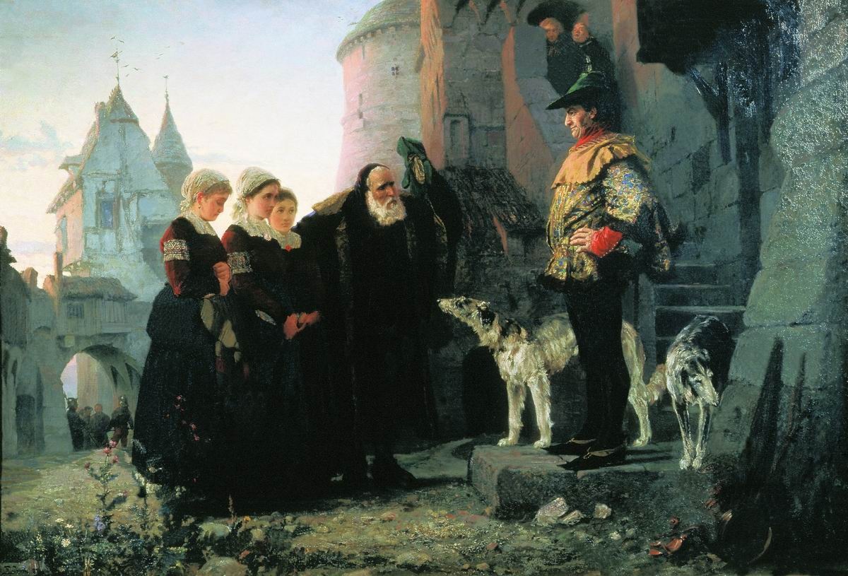 Wim stelt zich voor Le_droit_du_Seigneur_by_Vasiliy_Polenov