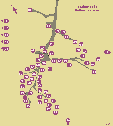 El Valle de los Reyes GD-EG-KV-map