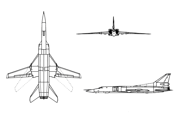 قاذفة القنابل تو22 باك فاير Tupolev_Tu-26_BACKFIRE