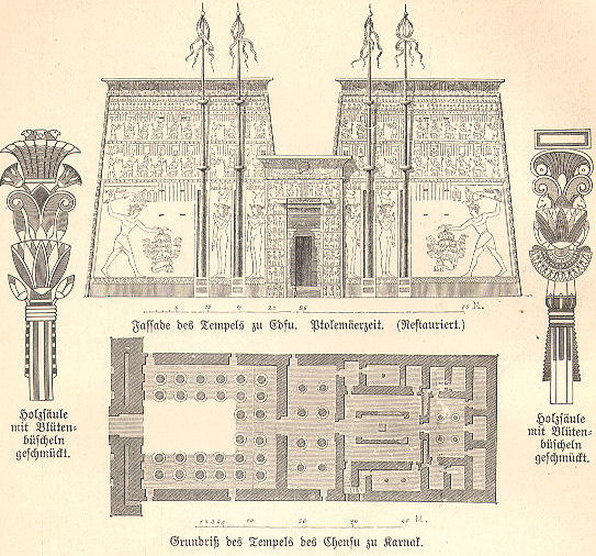 ILUSTRACIONES CIUDADES, TEMPLOS, ETC... DEL ANTIGUO EGIPTO - Página 2 Edfu