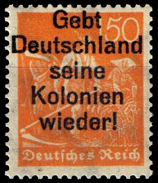 Deutsche Kolonien und Schutzgebiete Germany150pf1921scott148gebtdeutschland