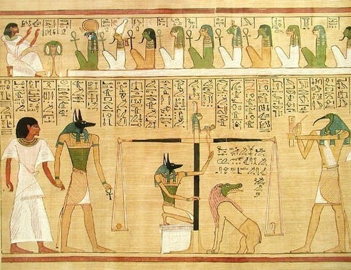 Los orígenes de la literatura egipcia BD_Hunefer_cropped_1