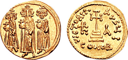 Das Sassanidenreich Solidus-Heraclius-sb0764