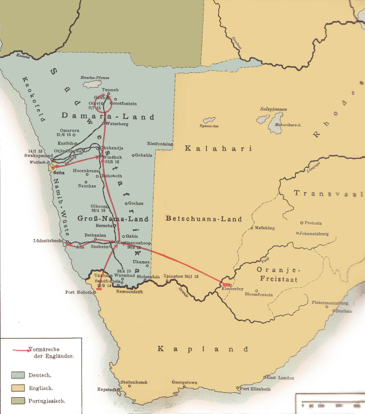 المسرح الإفريقي في الحرب العالمية الأولي S%C3%BCdwestafrika_1915
