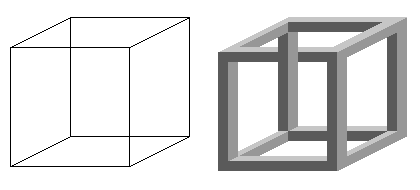 Área de visiones ópticas. Necker_cube_and_impossible_cube