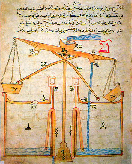                    العلوم الإسلامية في العصور الوسطى 440px-Al-jazari_water_device