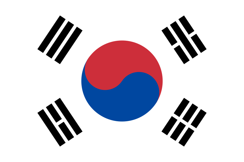 Južna Koreja 800px-Flag_of_South_Korea.svg