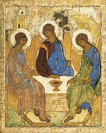 lEl Regreso De La Inquisición De  L A Iglesia Católica. Prologo - Página 11 220px-Angelsatmamre-trinity-rublev-1410