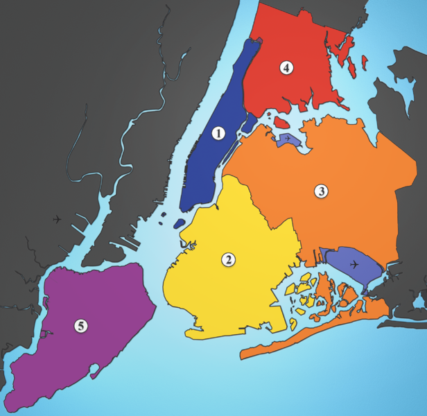 Sjedinjene Američke Države - Page 2 616px-5_Boroughs_Labels_New_York_City_Map_Julius_Schorzman