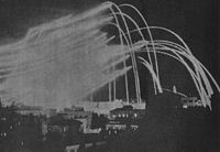 فلســـطين المحتله وحرب 1948  200px-1948-Jordanian_artillery_shelling_Jerusalem