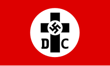 PORQUÉ NOS HACEMOS ATEOS? - Página 2 220px-Deutsche_Christen_Flagge.svg