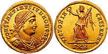 Der Solidus oder Aureus Solidus  220px-Solidus_Constantine_II-heraclea_RIC_vII_101