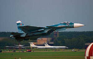 Tìm hiểu về máy bay Liên Xô(cũ)-Nga:Sukhoi Su 300px-Russian_Navy_Sukhoi_Su-33