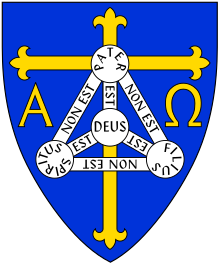 Témoins de Jehovah : Jésus fils de dieu et non dieu, quel justif ? - Page 10 220px-Trinidad-Anglican-Episcopal-Coat-of-Arms.svg