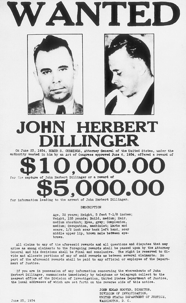 John Dillinger 640px-Dillingerwantedposter