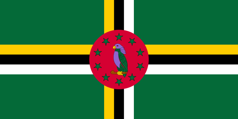 إليكم عواصم الدول و أعلامها 800px-Flag_of_Dominica.svg