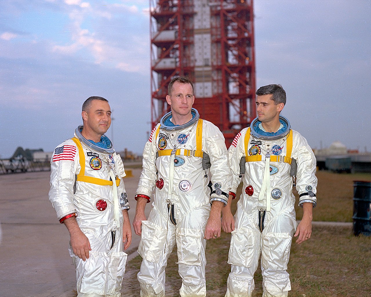 apollo - 46 anni fa, l'incidente di Apollo 1 1280px-Apollo1-Crew_01