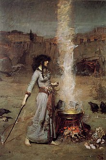 O QUE É BRUXARIA? 220px-John_William_Waterhouse_-_Magic_Circle