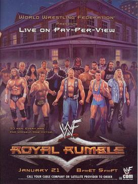 جميع بوسترات المهرجان Royal Rumble عدا 2012 Royal_Rumble_2001