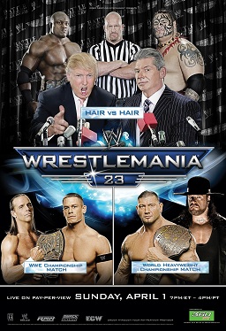  حصرياً : بمناسبة اقتراب مهرجان الاحلام جميع عروض WrestleMania على مر ألـ تاريخ بـ حجم 55GB و بجودة DVD و على أكثر من سيرفر  WrestleMania_23_event_poster