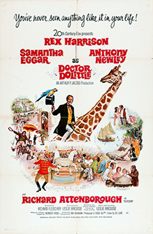 C C N   (( Curiosities & Catastrophies News   )) - Page 25 Original_movie_poster_for_the_film_Doctor_Dolittle