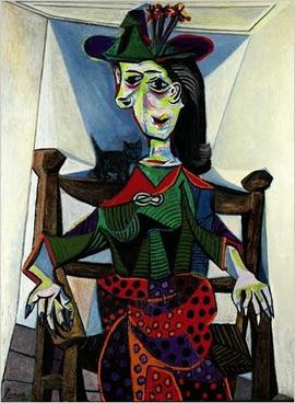 اغلى اللوحات في العالم Dora_Maar_Au_Chat