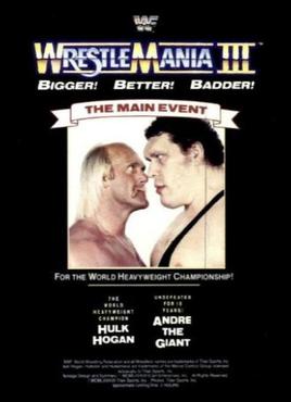 جميع بوسترات الـ WrestleMania WrestleManiaIII