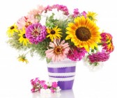 أجمل و أحلى الباقات و الورود 14709219-beau-bouquet-de-fleurs-aux-couleurs-vives-isole-sur-blanc