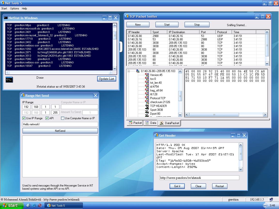 Net Tools 5.0.7.0 Ntscreenshot4