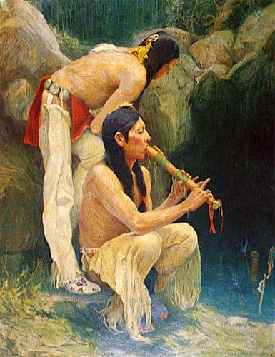 Indijanci,američki starosedeoci Native-american-flutes-4