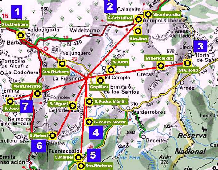 Mapas estelares en la Tierra. Be234