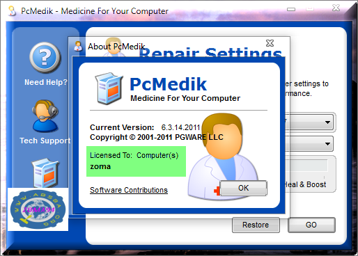 نسخة جديدة 2011 و حصريه من برنامج دكتور النظام مع الشرح PCMedik 6.3.28.2011 21032011053216